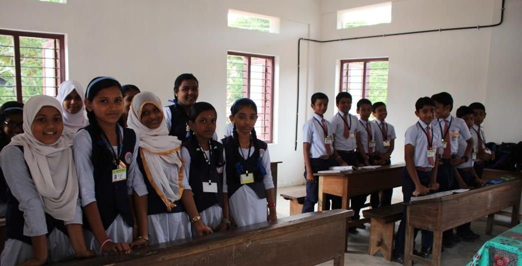 Primary students in a Siddhartha classroom