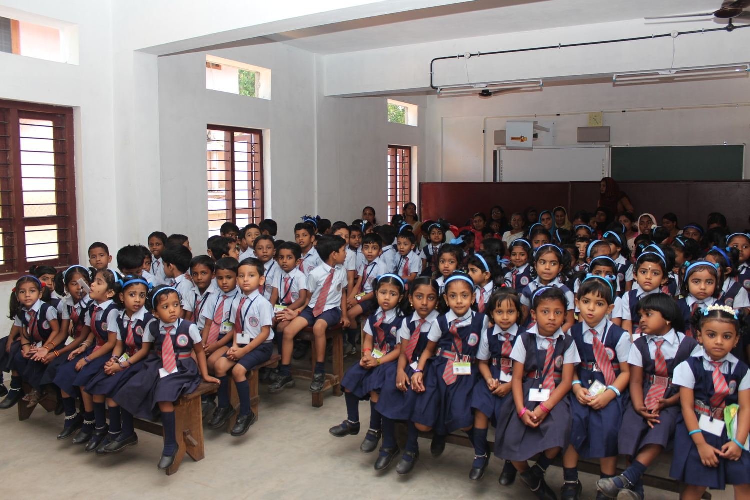 Students of Siddhartha Central School at a school function