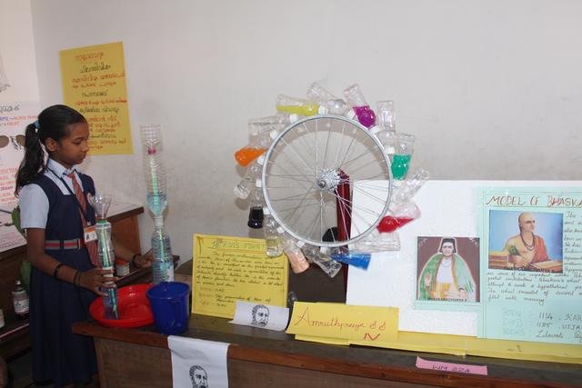 Students at a Siddhartha exhibition or classroom activity &mdash; photograph 3