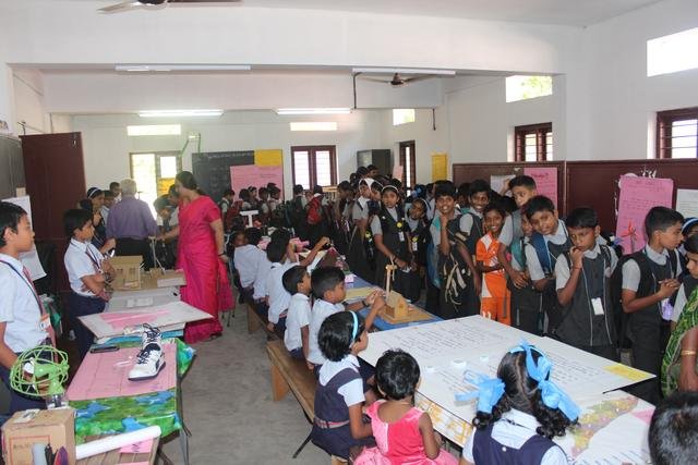 Students at a Siddhartha exhibition or classroom activity &mdash; photograph 4