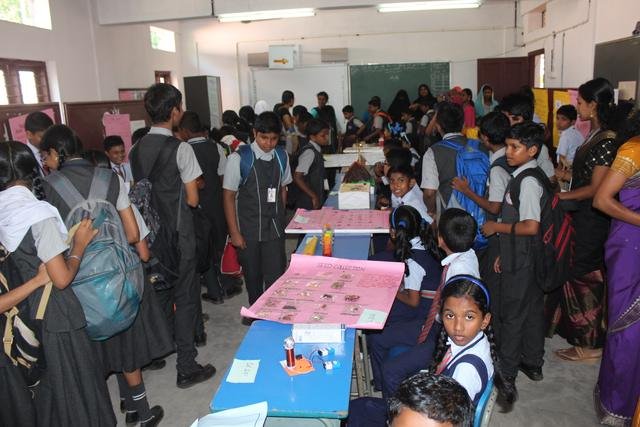 Students at a Siddhartha exhibition or classroom activity &mdash; photograph 5