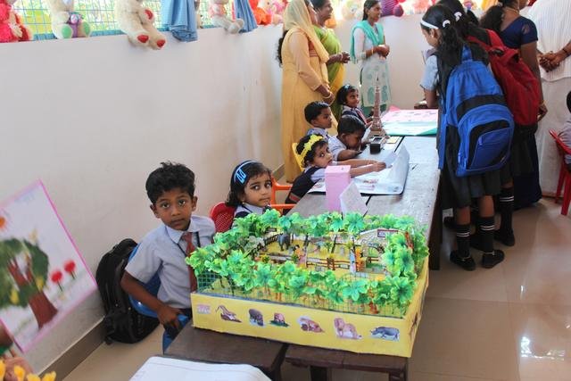 Students at a Siddhartha exhibition or classroom activity &mdash; photograph 8