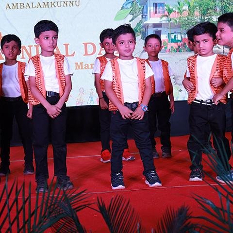 Siddhartha students performing at a school arts programme &mdash; photograph 2