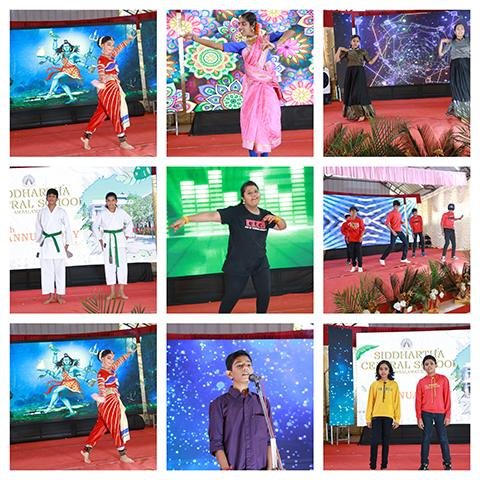 Siddhartha students performing at a school arts programme &mdash; photograph 3