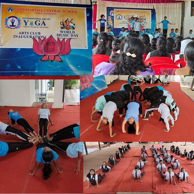Siddhartha students at a sports or fitness programme &mdash; photograph 2